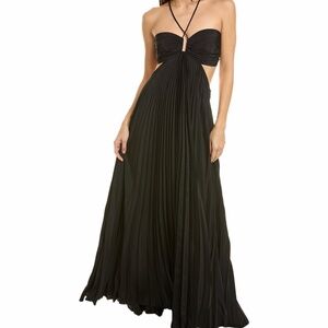 NEW A.L.C. Moira Pleated dress in Black